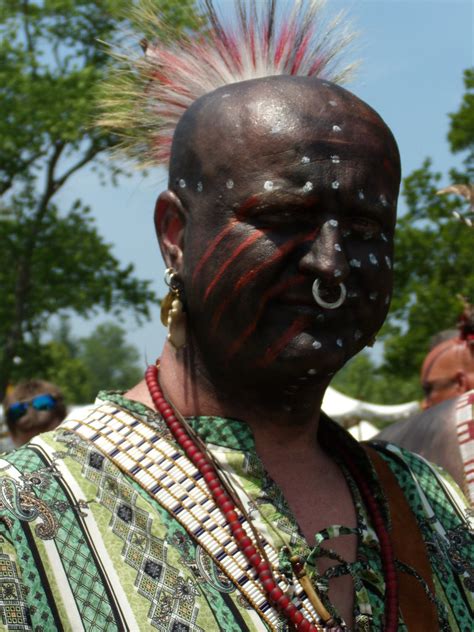 Close Up Of Native Wyandotte Indian Huron Tribe Deborah