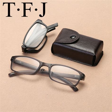 Folding Reading Glasses For Men Women Spring Legs Full Frame Anti