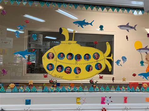 #sea theme #decoration #board #aquariumin this video i will show you how you decore your class on blue day sea themecover topicsea themeclassroom. Under the sea | Ocean theme classroom, Ocean theme ...