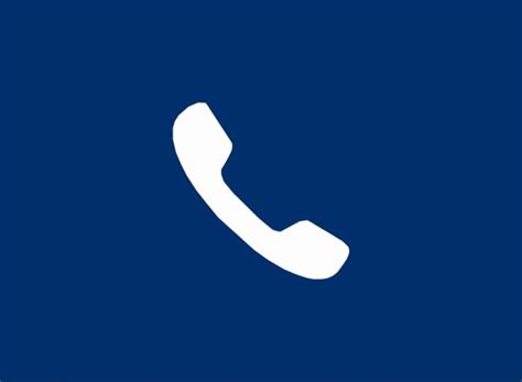 Dark Blue Phone Icon