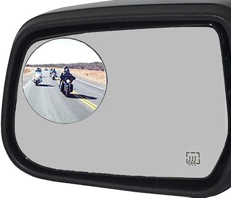 Ampper 2 Pack 3 Blind Spot Mirrors For Trucks Van Suv Large Vehicle Aluminum Frame Glass
