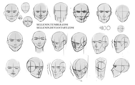 Head Study By Sellenin On Deviantart Character Design References