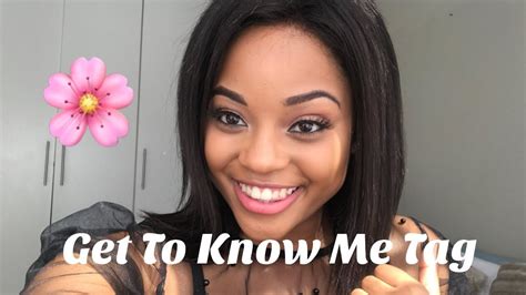 Get To Know Me Tag South African Youtuber Youtube