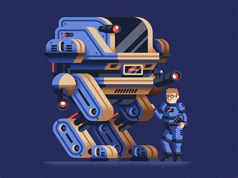 Self Portrait With My Bot By Almasty On Dribbble