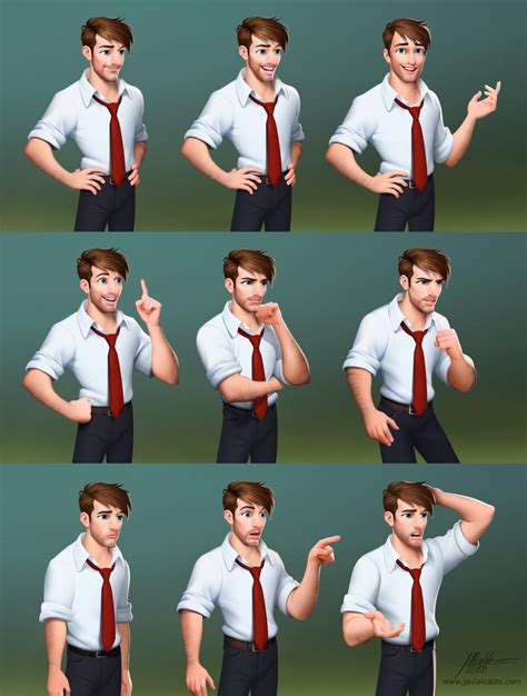 Character Jack Expressions By Javieralcalde On Deviantart Character