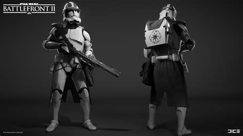 Artstation Star Wars Battlefront 2 Clone Trooper Heavy Class Björn