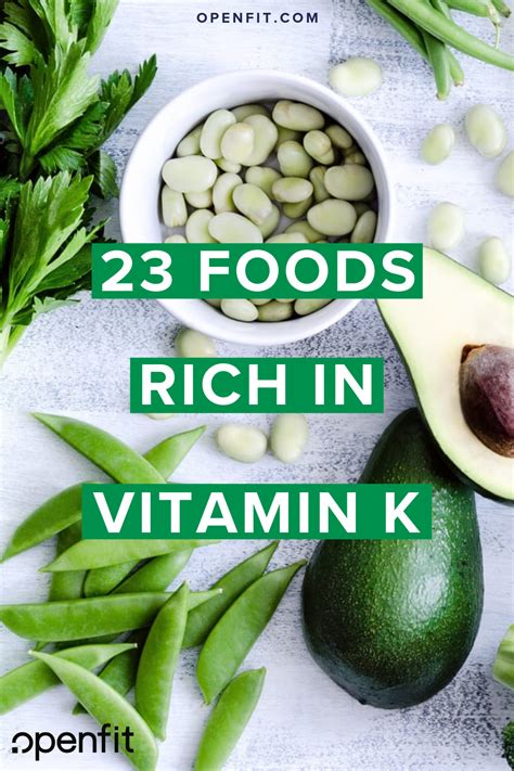 If you need help, please ask your doctor or pharmacist for their recommendation. 23 of the Best Vitamin K Foods to Add Into Your Diet | Openfit