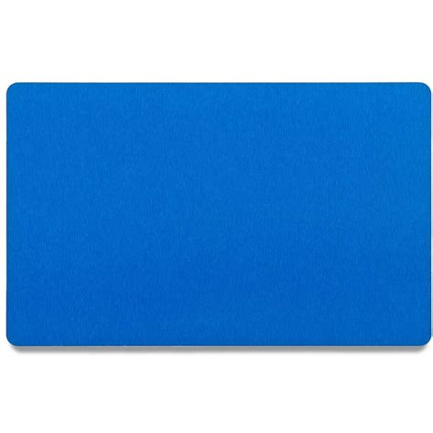 Bastex Pack Of 60 Blue Metal Cards Blanks For Business Card Engraving