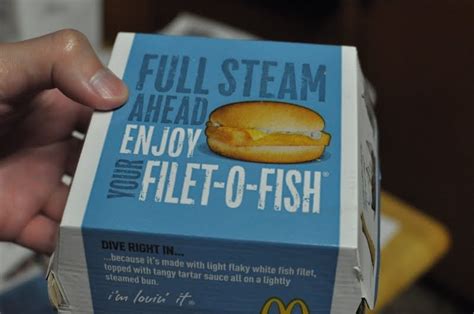 If it were you in that sandwich you wouldn't be laughing at all! Review: McDonald's - Filet-O-Fish | Brand Eating