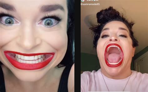TikTok Woman Triumphs With The Largest Mouth In The World Viral Video Newsy Today
