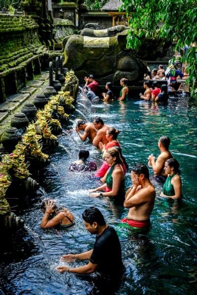 Pura Tirta Empul Temple Water Temple In Ubud Bali