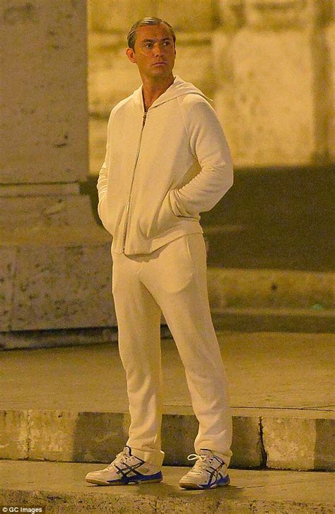 Jude Law Swaps His Papal Robes For A White Tracksuit In The Young Pope