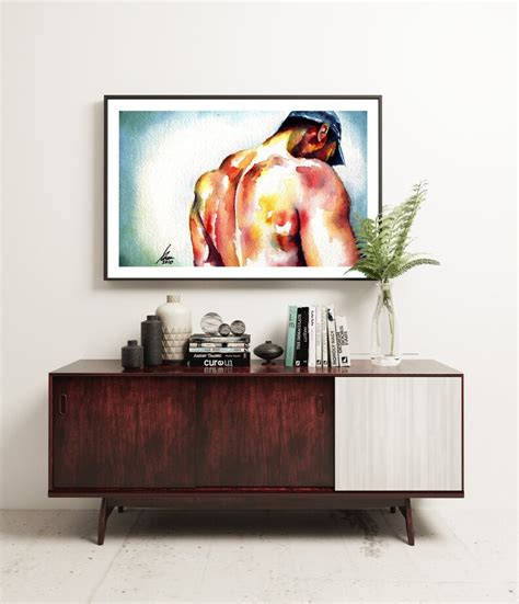 Nude Art Erotica Queer Artwork Birthday Gift For Gay Friend Etsy
