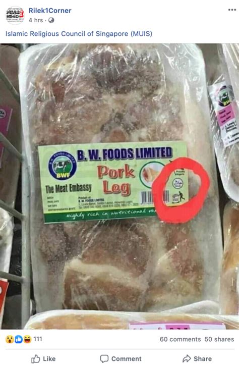 Halal Pork In Singapore Again Black Dot Research