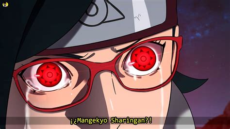 Sarada Uchiha Despierta El Mangekyo Sharingan Boruto Manga Youtube