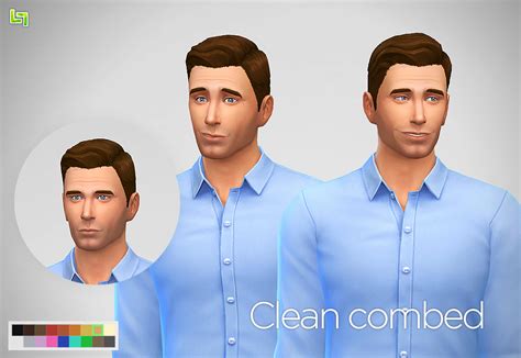 My Sims 4 Blog Lumialover Sims Clean Combed Short Pretty Woosh