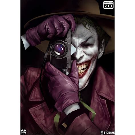 Dc The Joker Unframed Art Print Sideshow Collectibles Nl