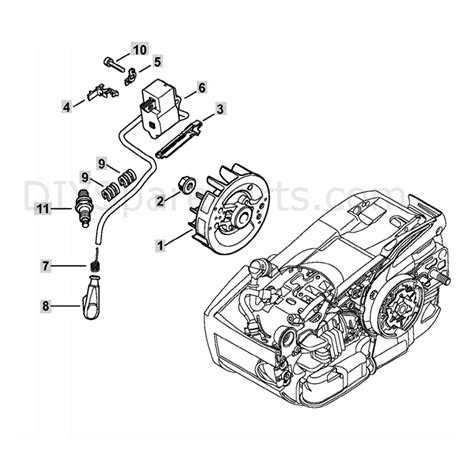 Stihl Ms 201 T Chainsaw Ms201 T Parts Diagram Ignition