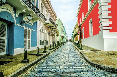 Street Of Old San Juan Puerto Rico Photograph By Felix Lai
