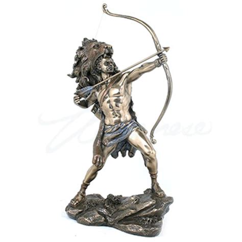 Veronese Design Wu73237a4 Hercules Aiming Bow And Arrow Figurine