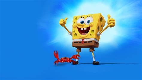 Hd Wallpaper The Ocean Wave Spongebob The Spongebob Movie Sponge