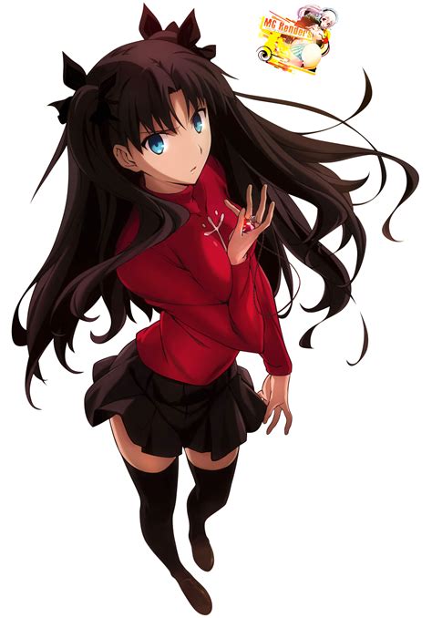 Fate Stay Night Saber Tohsaka Rin Render Anime Png Image My Xxx Hot Girl