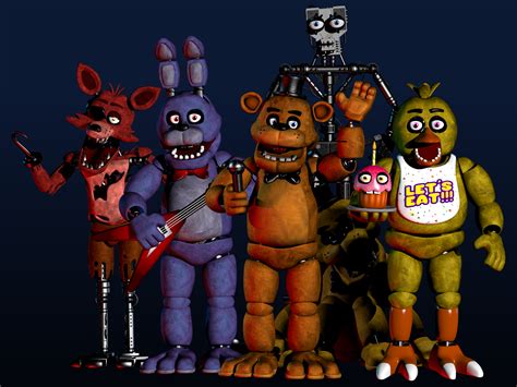 Fnaf 1 Cast Rfivenightsatfreddys