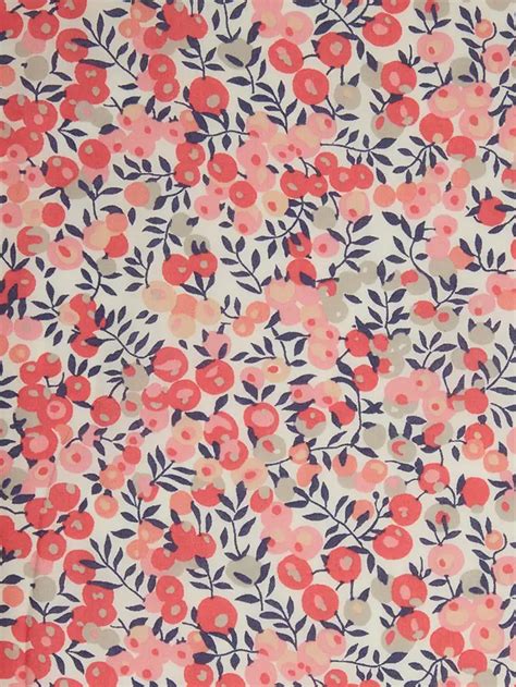 Liberty Fabrics Wiltshire Floral Print Fabric Pink