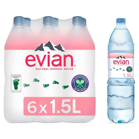 Evian Still Mineral Water 6 X 15l From Ocado