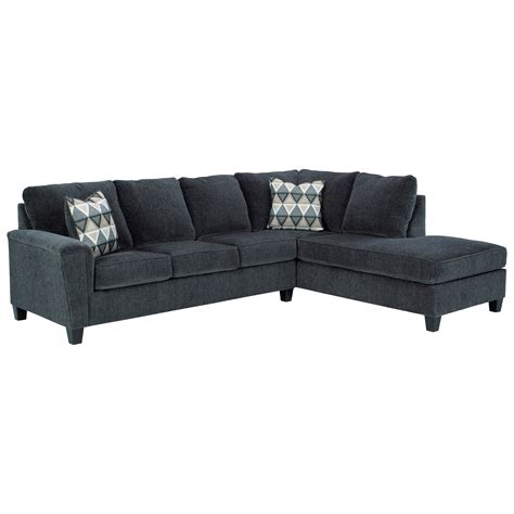 Signature Design By Ashley Abinger 2 Piece Sectional W Right Chaise