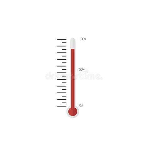 Thermometers In Flat Style Cold And Hot Temperature Design Element On