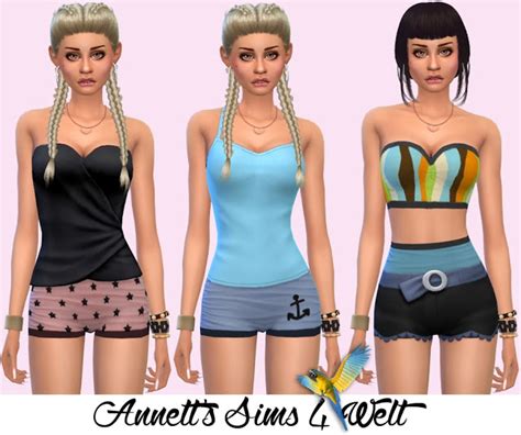 Accessory Swimsuits Vintage At Annetts Sims 4 Welt Sims 4 Updates