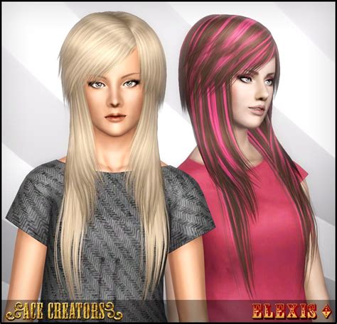 Peggy`s 4233 Hairstyle Retextured By Ace Creators For Sims 3 Sims