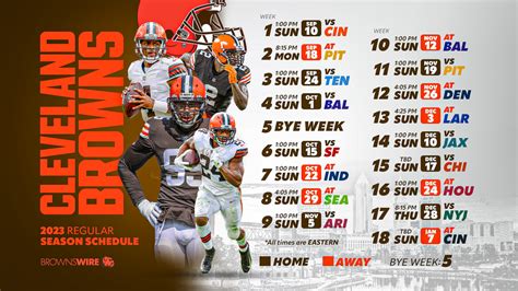 Browns The 2023 Schedule Has Arrived Yahoo Sports