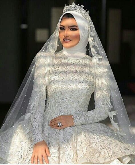 bridal hijab wedding dress wedding arena