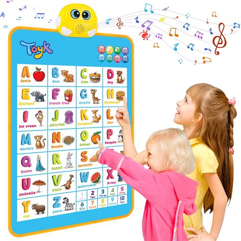 Buy Electronic Alphabet Wall Chart Talking Abc 123s Music