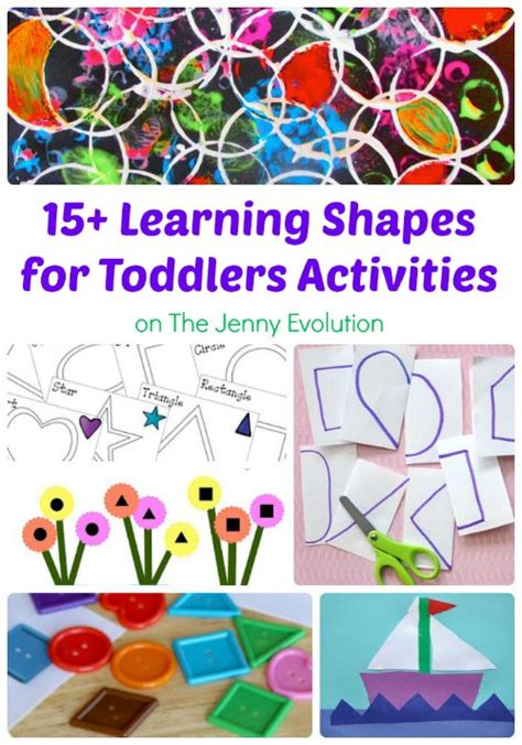 15 Learning Shapes For Toddlers Activities Mommy Evolution