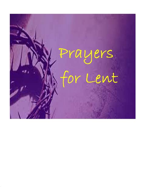 Hope Lutheran Church Daily Prayers For Lent