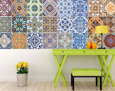 Talavera Tile Decals Tile Stickers Talavera By Homeartstickers Tiles