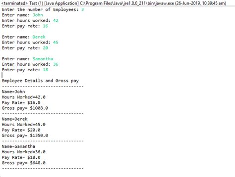 Solved Salary Calculation Develop A Java Application That