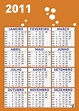 Crazy Creative Cat: Calendários para 2011, básicos