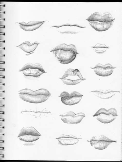 How To Draw A Girl Lips Easy Pencil Sketch Drawing Girl With Red My Xxx Hot Girl
