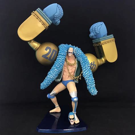 One Piece 20th Anniversary Franky Action Figure Blue Clothes Ver