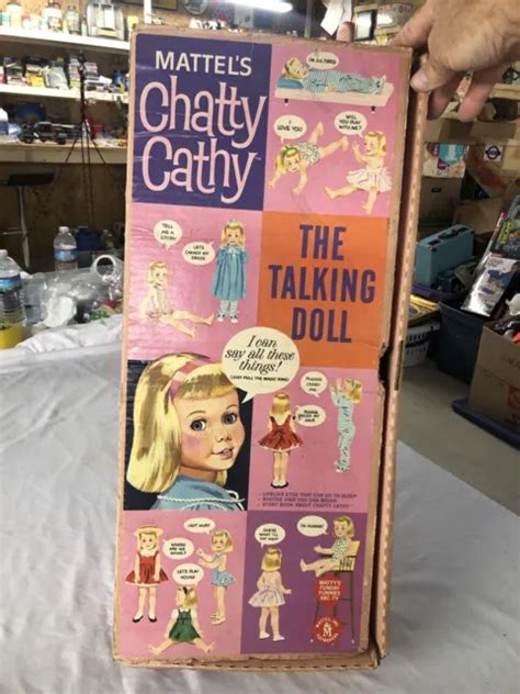 rare original mattel 1959 chatty cathy talking doll in original box 681 wow 139 99 picclick