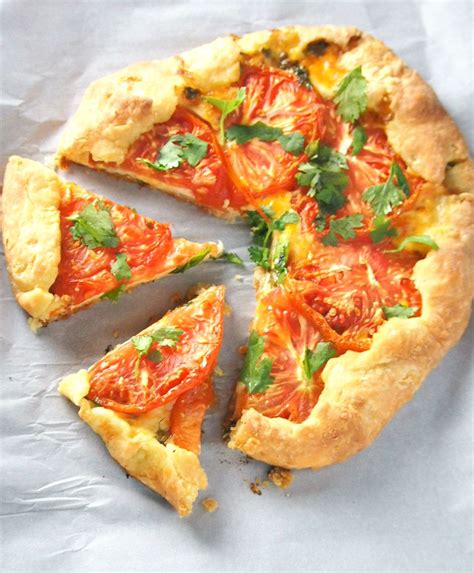 This Cheese Tomato Galette Combines The Appetizing Tandem Of Tomato And