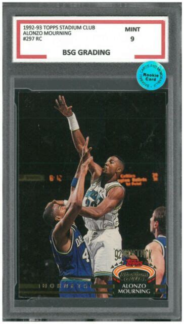 Get the best deal for classic rookie alonzo mourning basketball trading cards from the largest online selection at ebay.com. ALONZO MOURNING 1992-93 TOPPS STADIUM CLUB ROOKIE CARD #297 GRADED MINT 9 | eBay