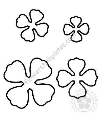Template for laser cutting, metal engraving, wood carving, plywood, cardboard, paper cut. Rose Flower Template Cut Out | Flowers Templates