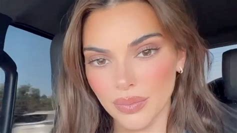 Kendall Jenner Shows Off Huge Pout In Sexy New Video After Fans Think