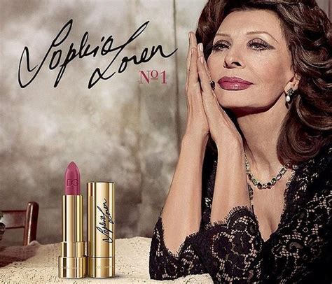 Sophia Loren In Dolce And Gabbana Lipstick Campaign This Is Italy