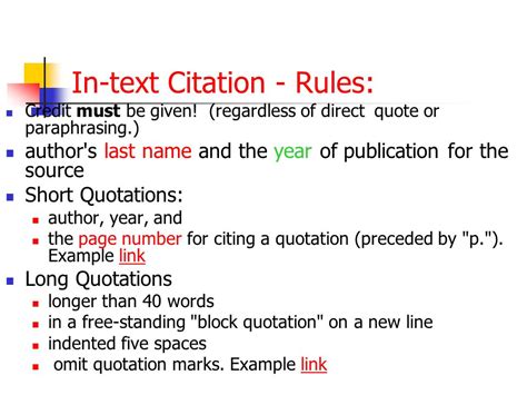 49 In Text Citation Apa Example Direct Quote